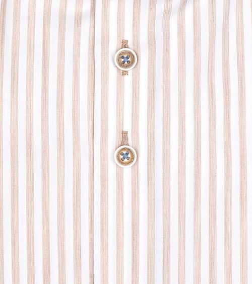 R2 Shirt Stripes Beige Product / Detail