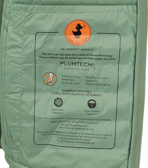 Save The Duck Jacket Alex Lightgreen Product / Detail