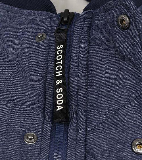 Scotch and Soda Bomber Weste Navy Product / Detail