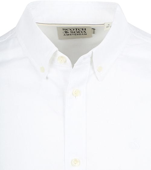 Scotch and Soda Core Oxford Overhemd Wit Product / Detail