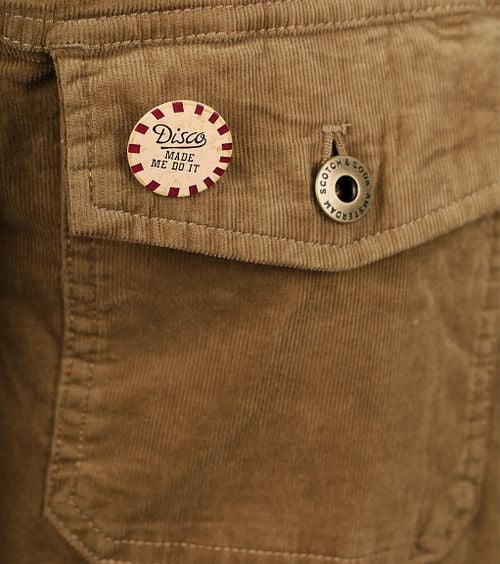 Scotch and Soda Corduroy Overshirt Braun Product / Detail