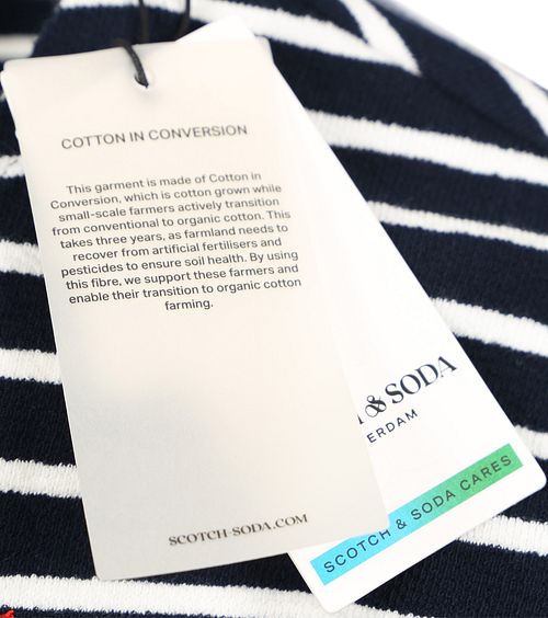 Scotch and Soda Pullover Bandana Dunkelblau Gestreift Product / Detail