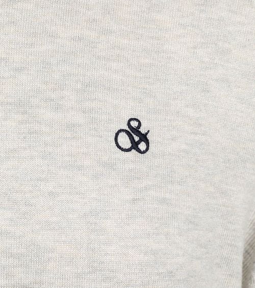 Scotch and Soda Pullover Bone White Melange Product / Detail