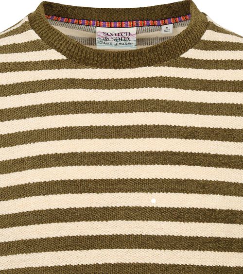 Scotch and Soda Knitted Sweater Dark Green Product / Detail