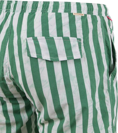 Scotch & Soda Swimshorts Stripes Green Product / Detail