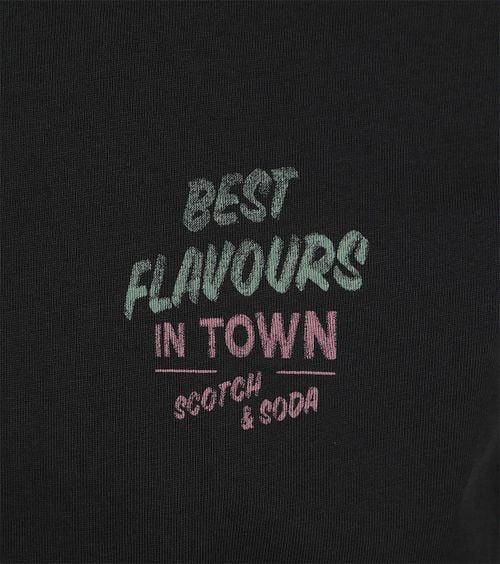 Scotch & Soda T-Shirt Artwork Black Product / Detail