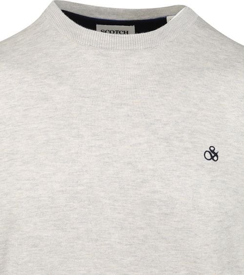 Scotch and Soda Pullover Bone Wit Melange Product / Detail