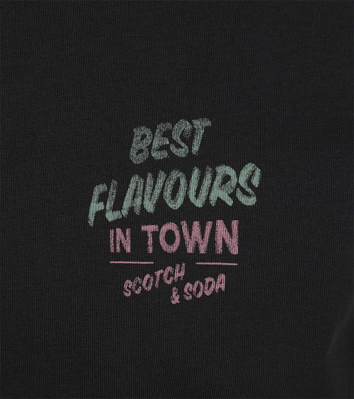 Scotch & Soda T-Shirt Artwork Noir Product / Detail