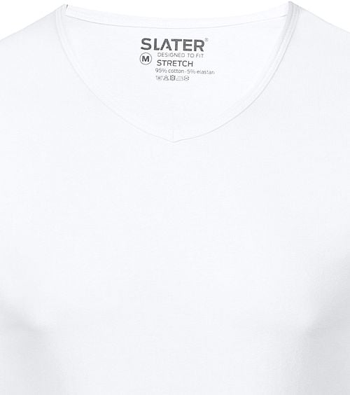Slater 2-pack Stretch V-neck T-shirt White Product / Detail