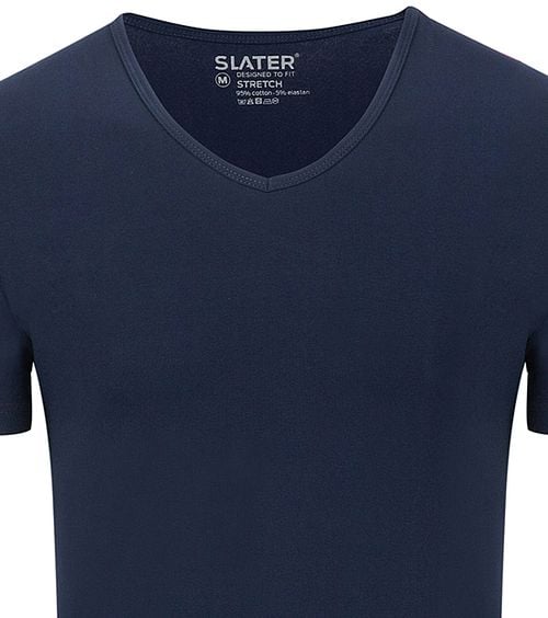 Slater 2-pack Stretch V-neck T-shirt Navy Product / Detail