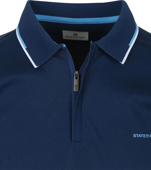 State of Art Poloshirt Jersey Navy Product / Detail