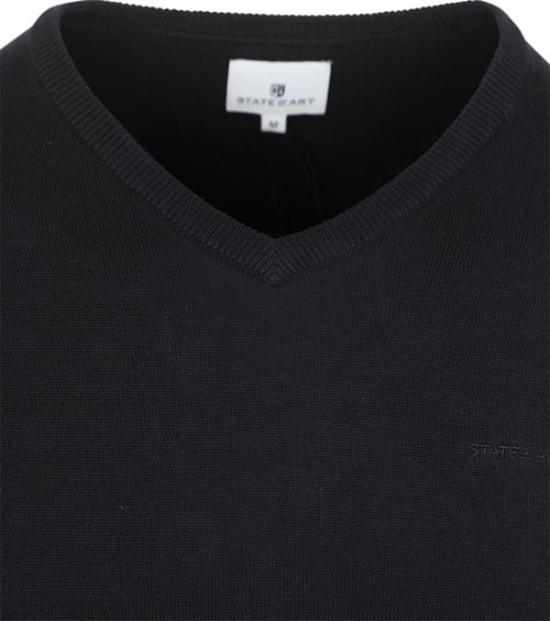 State Of Art Pullover V-Neck Navy Product / Detail