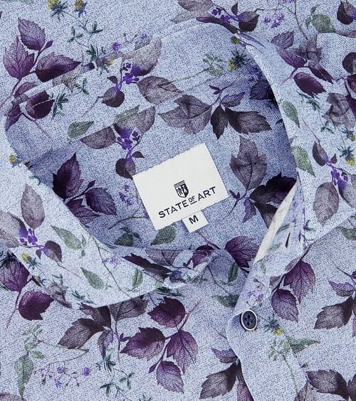 State Of Art Shirt Plants Blue Product / Detail
