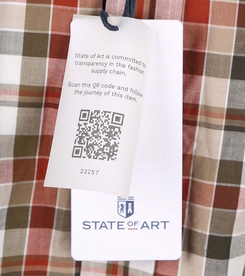 State Of Art Shirt Rouge à carreaux Product / Detail