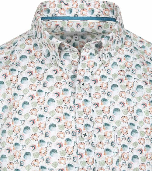 State Of Art Short Sleeve Hemd Druck Twill Hellblau Product / Detail