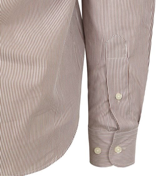 Steppin' Out Shirt Stripe Brown Product / Detail