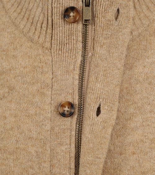 Suitable Cardigan Austus Woolmix Beige Product / Detail
