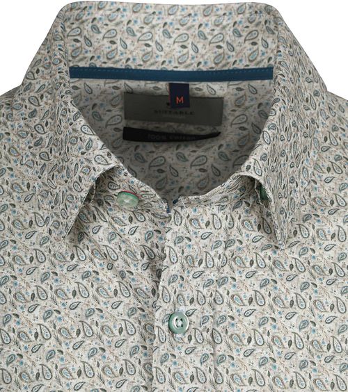 Suitable Chemise Impression Paisley Vert Product / Detail