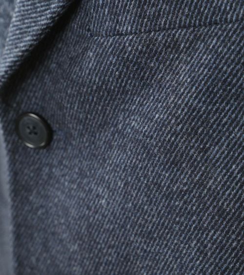 Suitable Coat Wol Twill Donkerblauw Product / Detail