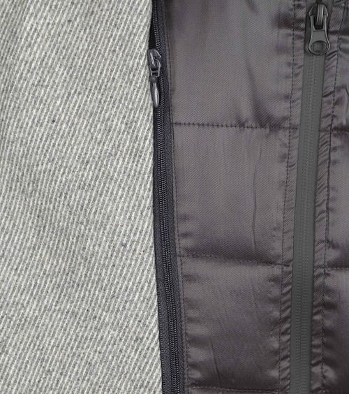 Suitable Coat Wolle Twill Grau Product / Detail