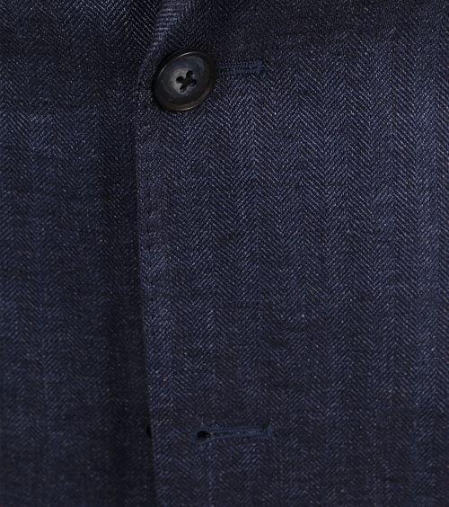 Suitable Blazer Linnen Royal Blauw Product / Detail