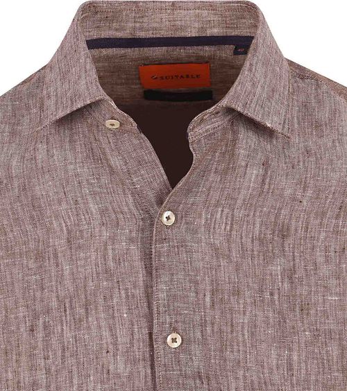 Suitable Hemd Leinen Taupe Product / Detail