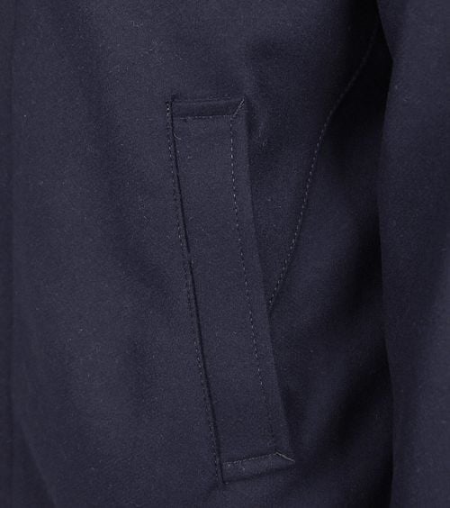 Suitable Hirsch Coat Wol Blend Navy Product / Detail