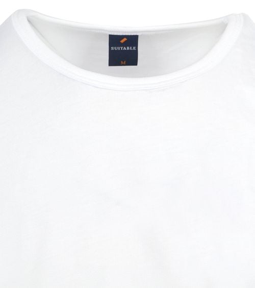 Suitable Ota T-Shirt Rundhalsausschnitt Weiß 6-Pack Product / Detail