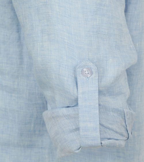Suitable Overhemd Linnen Lichtblauw Product / Detail