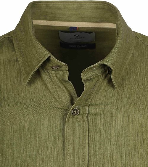 Suitable Overhemd Washed Groen Product / Detail