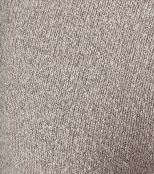 Suitable Pullover Boiled Wool Taupe Product / Detail
