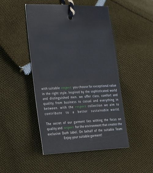 Suitable Respect Poloshirt Tip Ferry Olivgrün Product / Detail