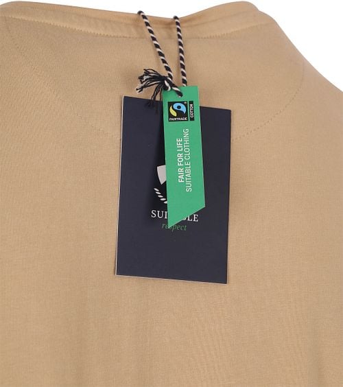 Suitable Respect T-shirt Jim Beige Product / Detail