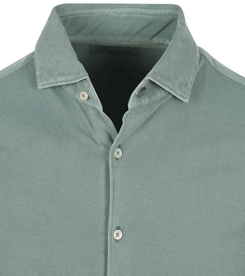 Suitable Piqué Shirt Green Product / Detail