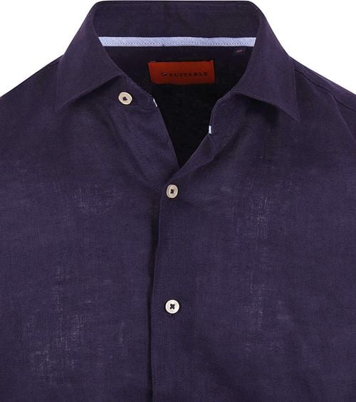 Suitable Shirt Linen Navy Product / Detail