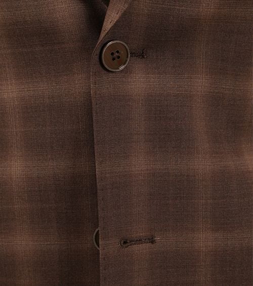 Suitable Strato Toulon Suit Wolle Kariert Braun Product / Detail