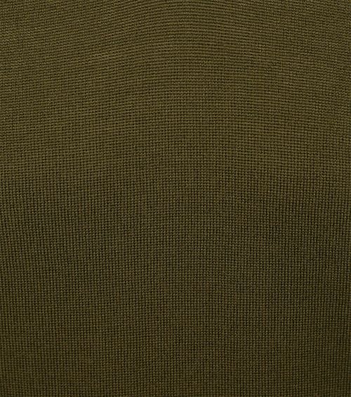 Suitable Merino Pullover V-Neck Olive Green Product / Detail
