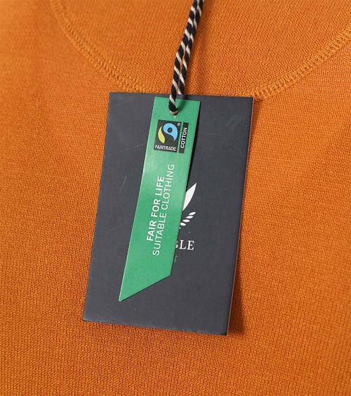 Suitable Respect Cotton Vinir Pullover Orange Product / Detail