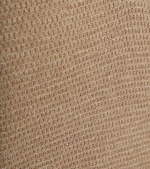 Suitable Half Zip Pullover Structure Beige Product / Detail