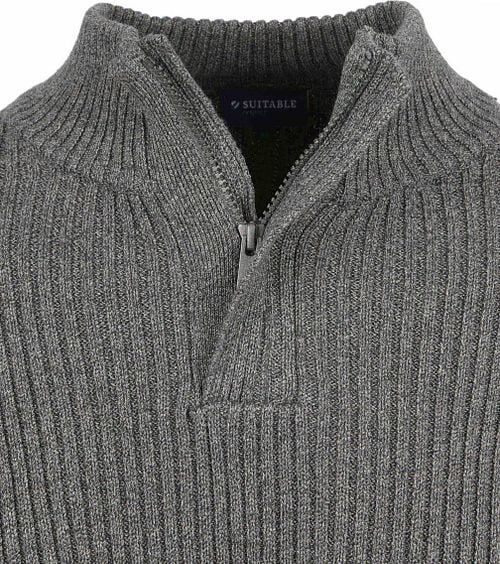 Suitable Mou Half Zip Pullover Anthracite Product / Detail