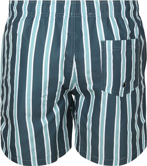 Suitable Swimshort Stripe Green Product / Achterkant