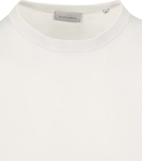 Suitable Knitted T-shirt Wap Ecru Product / Detail
