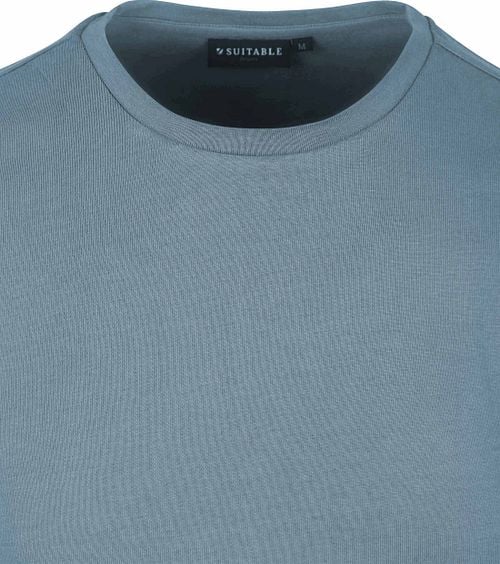 Suitable Respect T-shirt Jim Steel Blue Product / Detail