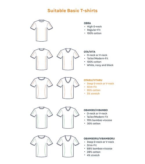 Suitable Unsichtbares Unterhemd Tiefer V-Ausschnitt Vitaru 4er-Pack Anders