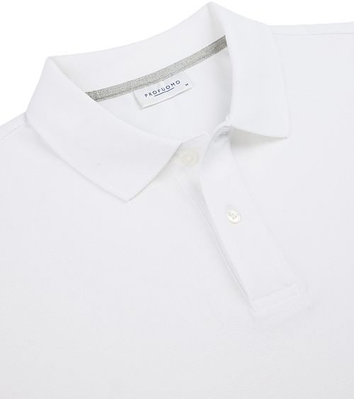 Profuomo Piqué Poloshirt Weiß Product / Detail