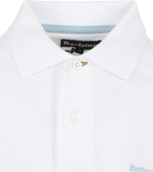 Barbour Polo Shirt White Product / Detail