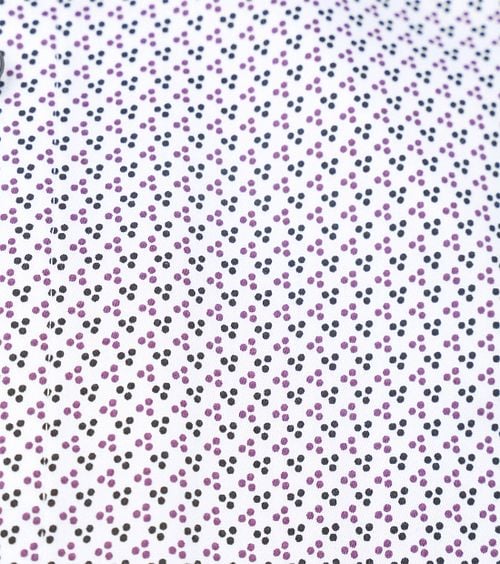 Olymp Luxor Shirt Print White Navy Product / Detail