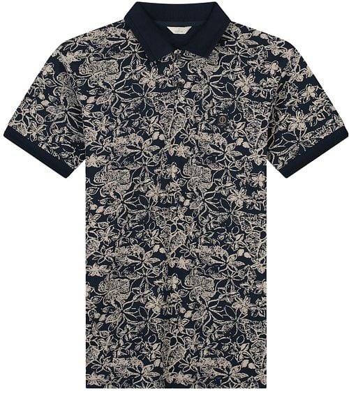 Dstrezzed Polo Bowie Print Dark Blue Product