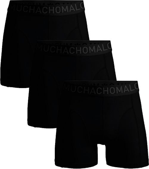 Muchachomalo Boxer Shorts Microfiber 3-Pack Black 31 Product