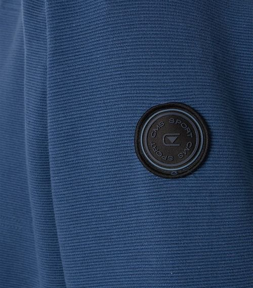 Casa Moda Pullover Zip Dark Indigo Product / Detail
